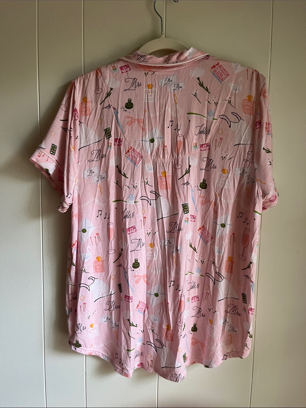Kate Spade New York With Love Bridal Modal Jersey Short Sleeve Pajama Set Sz L - Picture 9 of 11